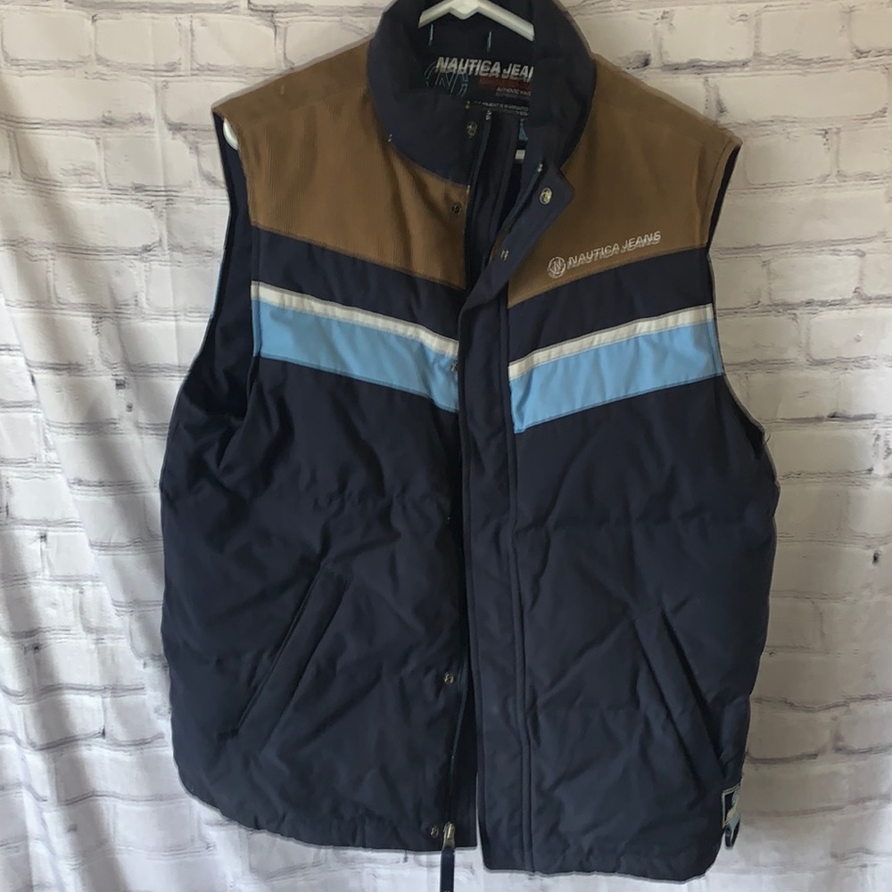 Náutica Jeans Puffer Vest, size M